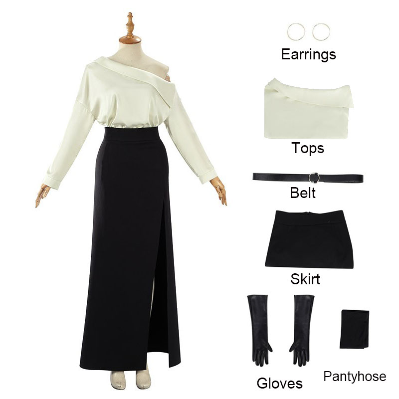 Women Formal Wear With Skirt - Horror Game Requiem Grace Cosplay Costume