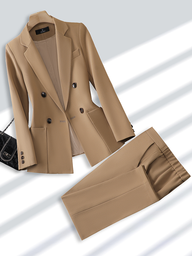 Women Formal Wear With Blazer - Fashion Ladies Pant Suit Formal Women