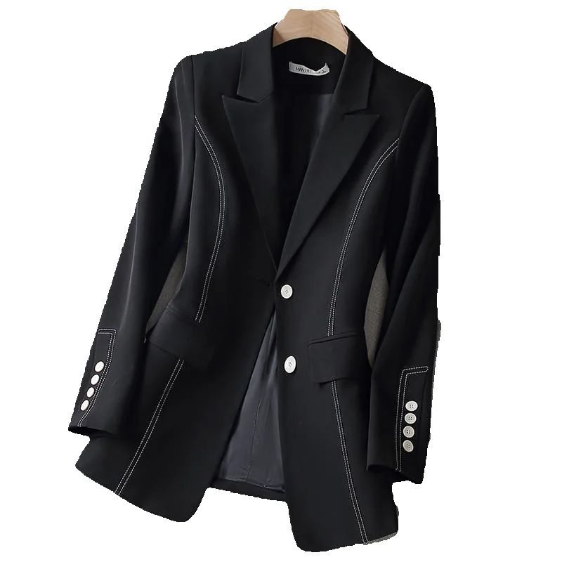 Women Formal Wear With Black Blazer - New Fashion Women Formal Blazer Ladies