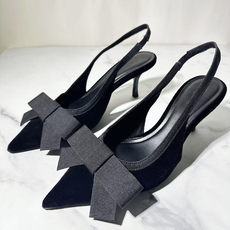 Slingback Heel Formal - Ladies Thin Heel Pointed Toe Slingback