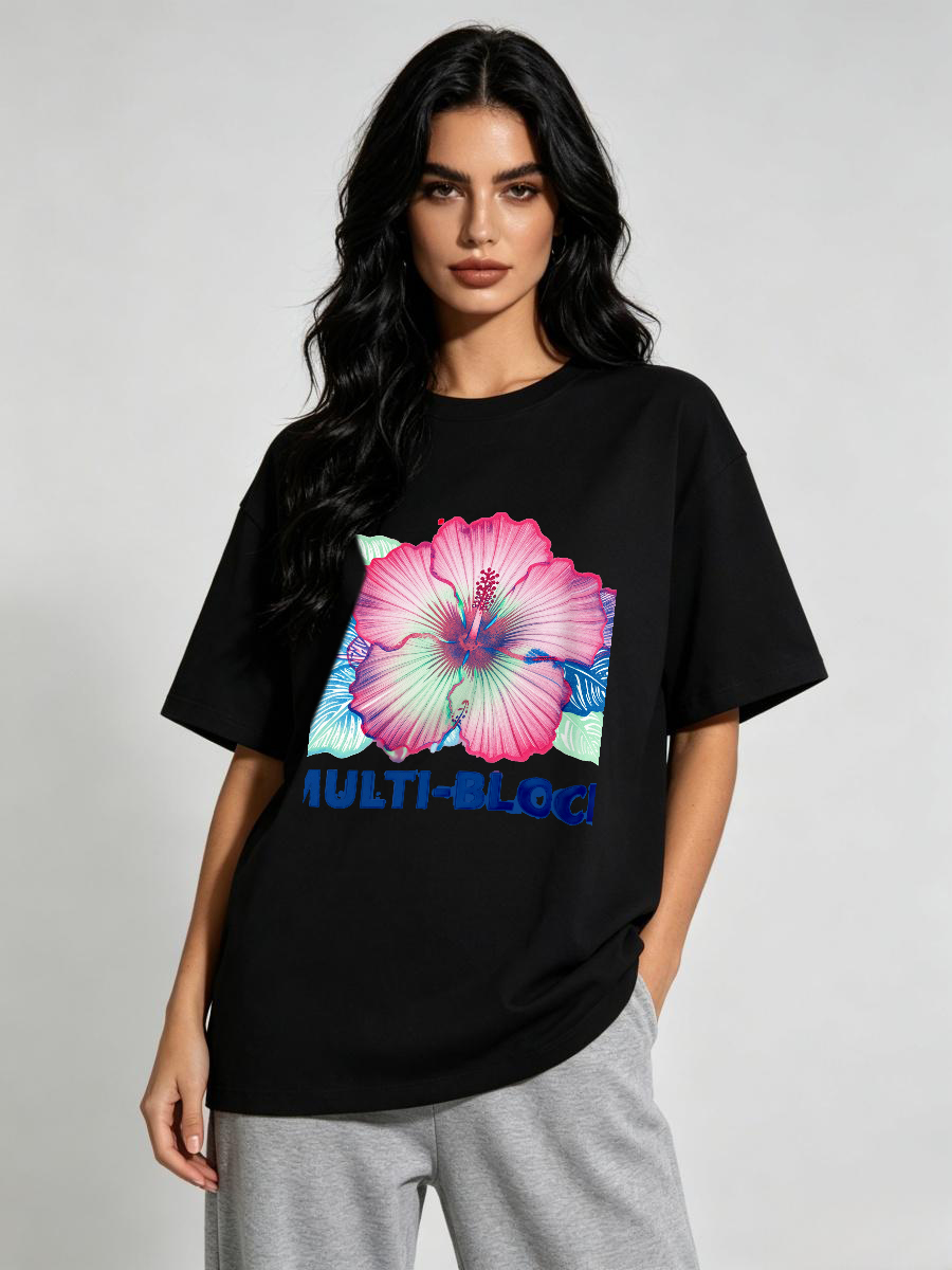 Women Formal Wear Ethnic - T Shirts Woman Block Print Hand