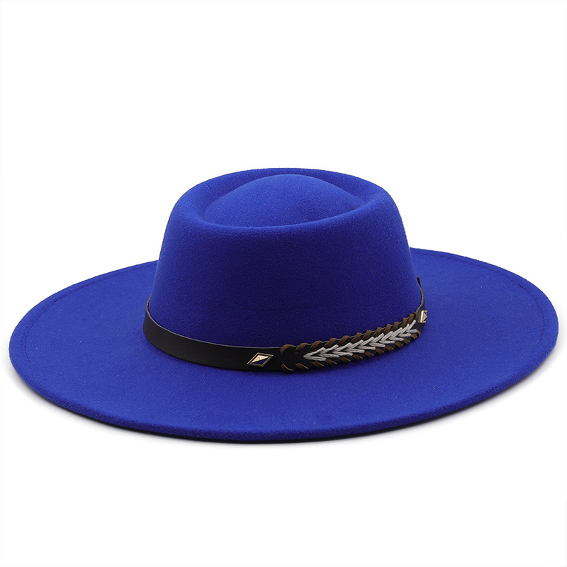 Women Formal Wear Ethnic - Classic Felt Wide Brim Panama Hat