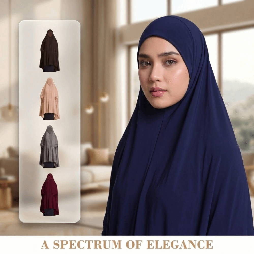 Women Formal Wear Hijab - Caftan Plain Muslim Abayas Modest Wear