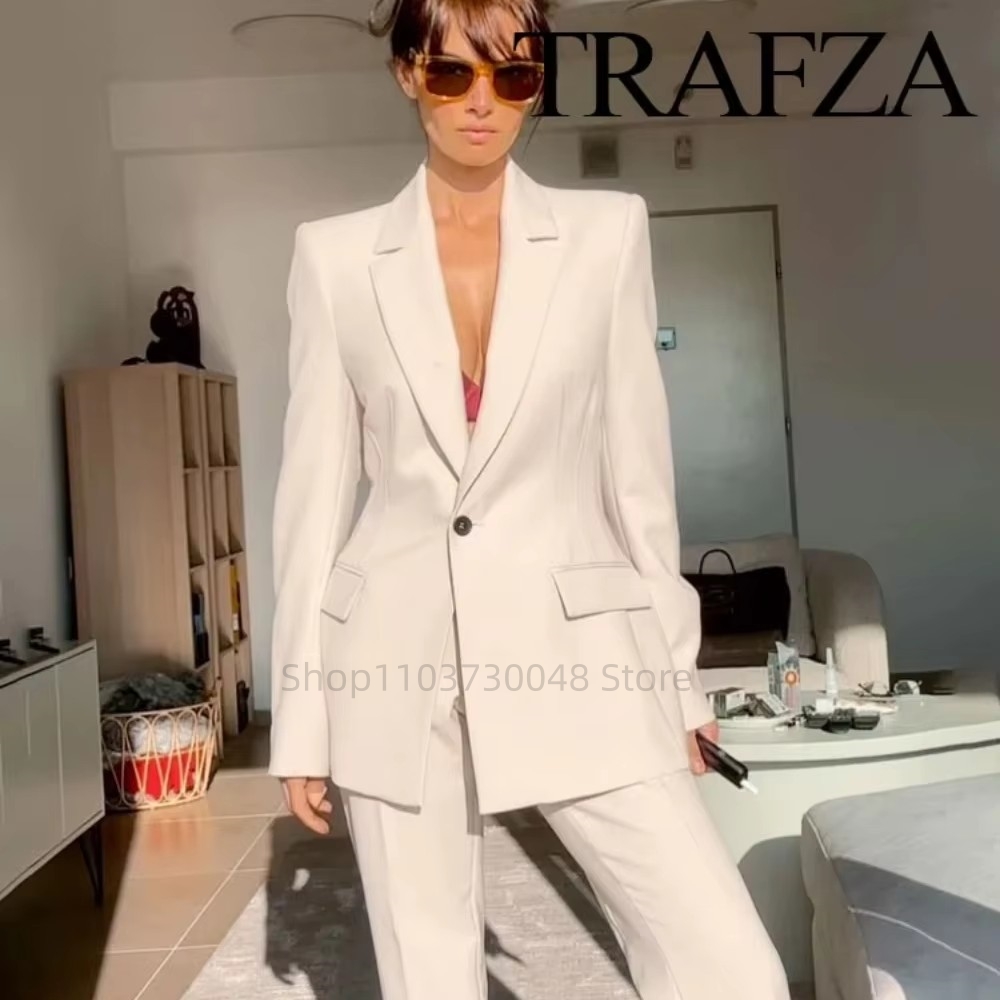 Women Formal Wear With Blazer - Fashion Office Ladies Blazer and Pants