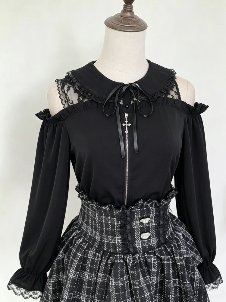 Women Formal Blouses For Evening Wear - Sweet JK Blouse Women Japanese Kawaii