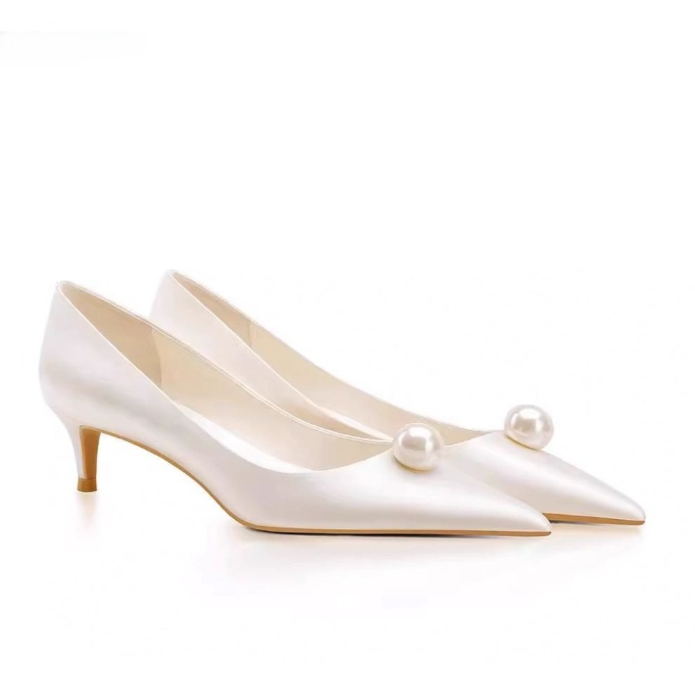 New White Satin Wedding Bride  - Women'S Formal Wear To A Wedding ulasan dan harga