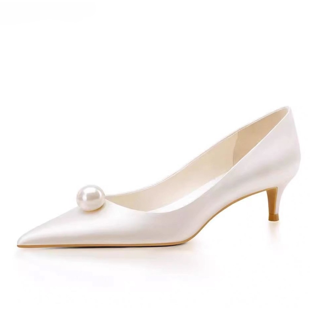 New White Satin Wedding Bride  - Women'S Formal Wear To A Wedding ulasan dan harga