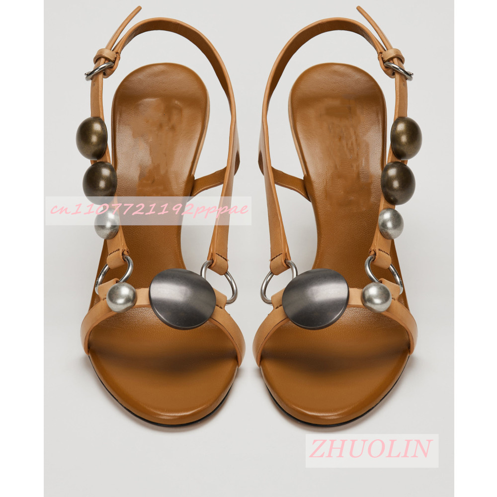 Women Metal Disc Decor Slingba - Women'S Formal Wear To A Wedding ulasan dan harga