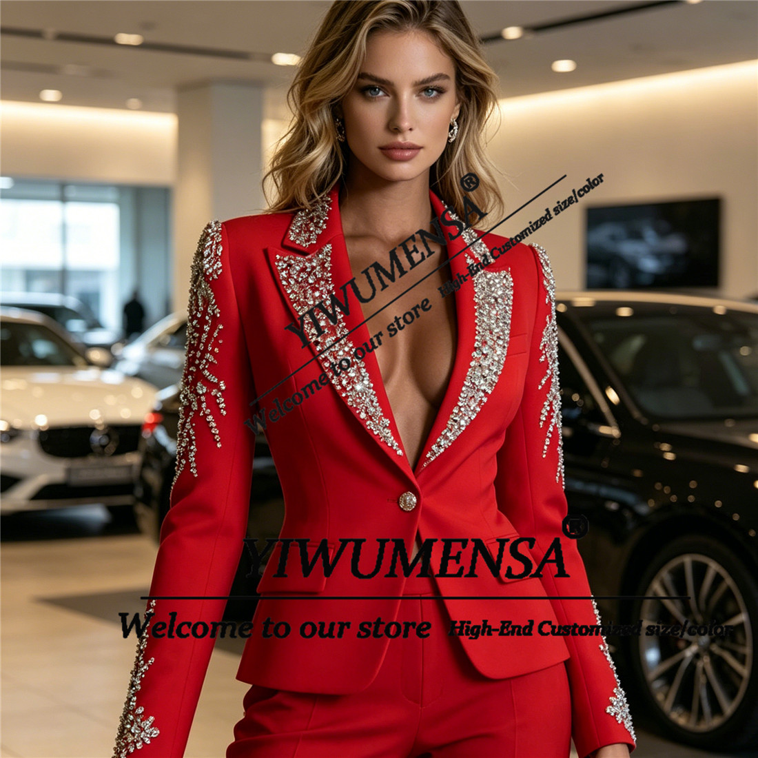 Luxury Women Suits 2 Pieces Se - Women Formal Wear With Blazer ulasan dan harga
