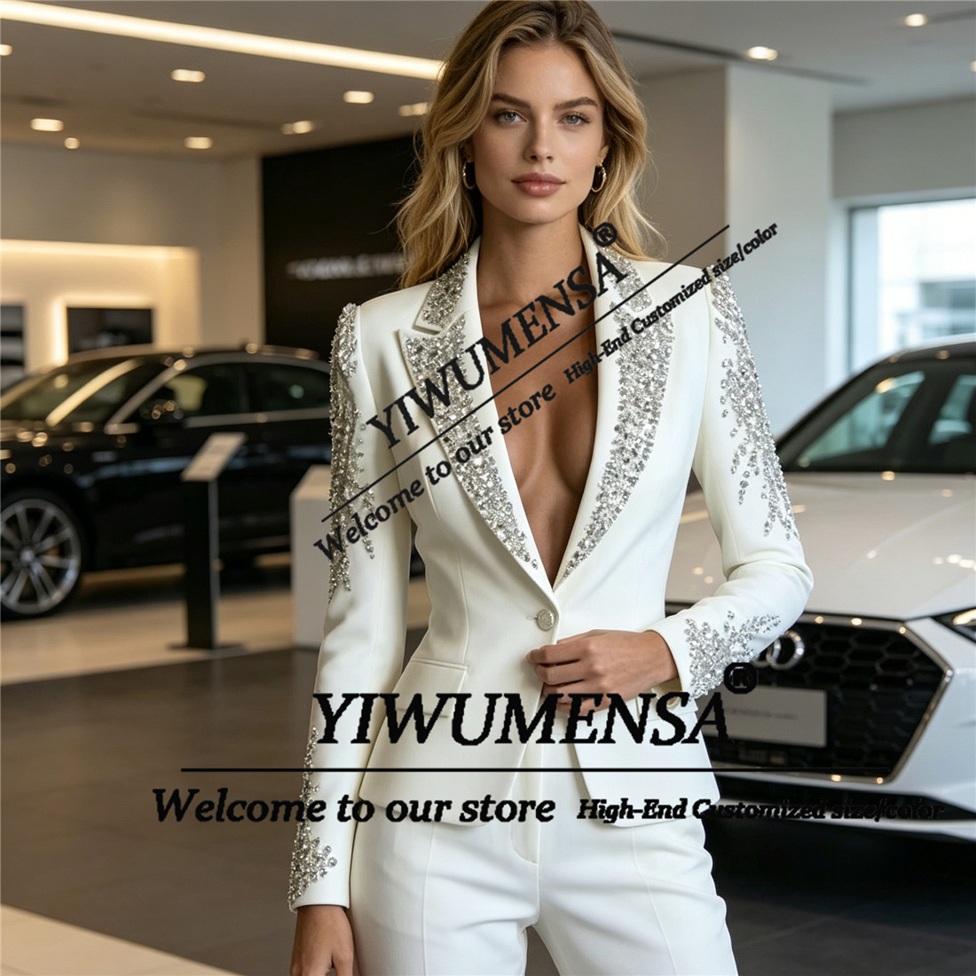 Luxury Women Suits 2 Pieces Se - Women Formal Wear With Blazer ulasan dan harga