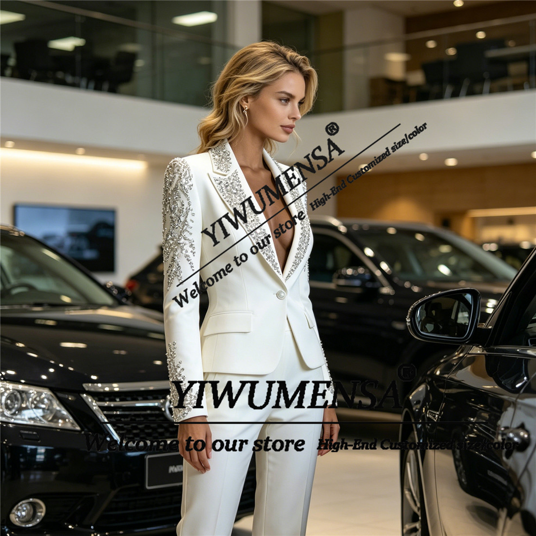 Luxury Women Suits 2 Pieces Se - Women Formal Wear With Blazer ulasan dan harga