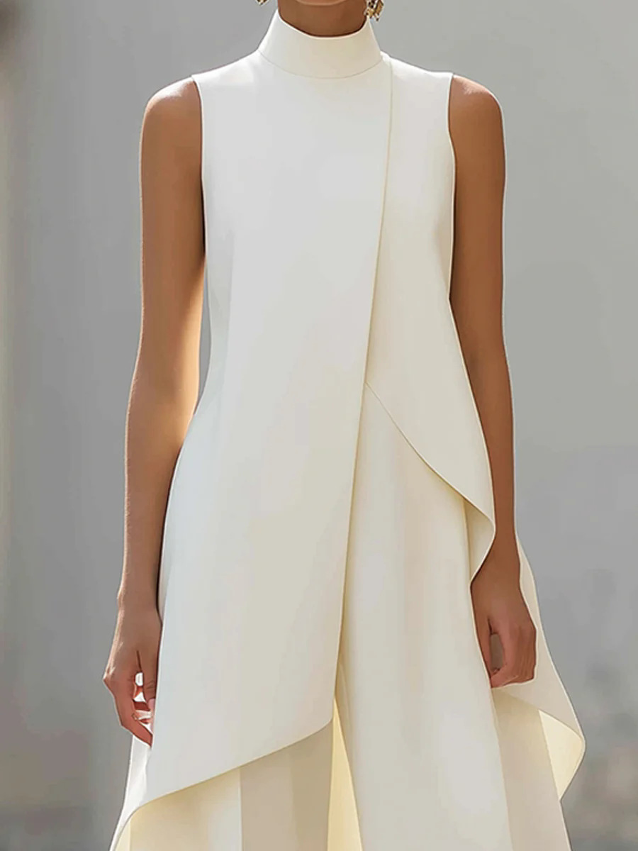 Women Stand Neck Sleeveless La - Female Formal Wear ulasan dan harga