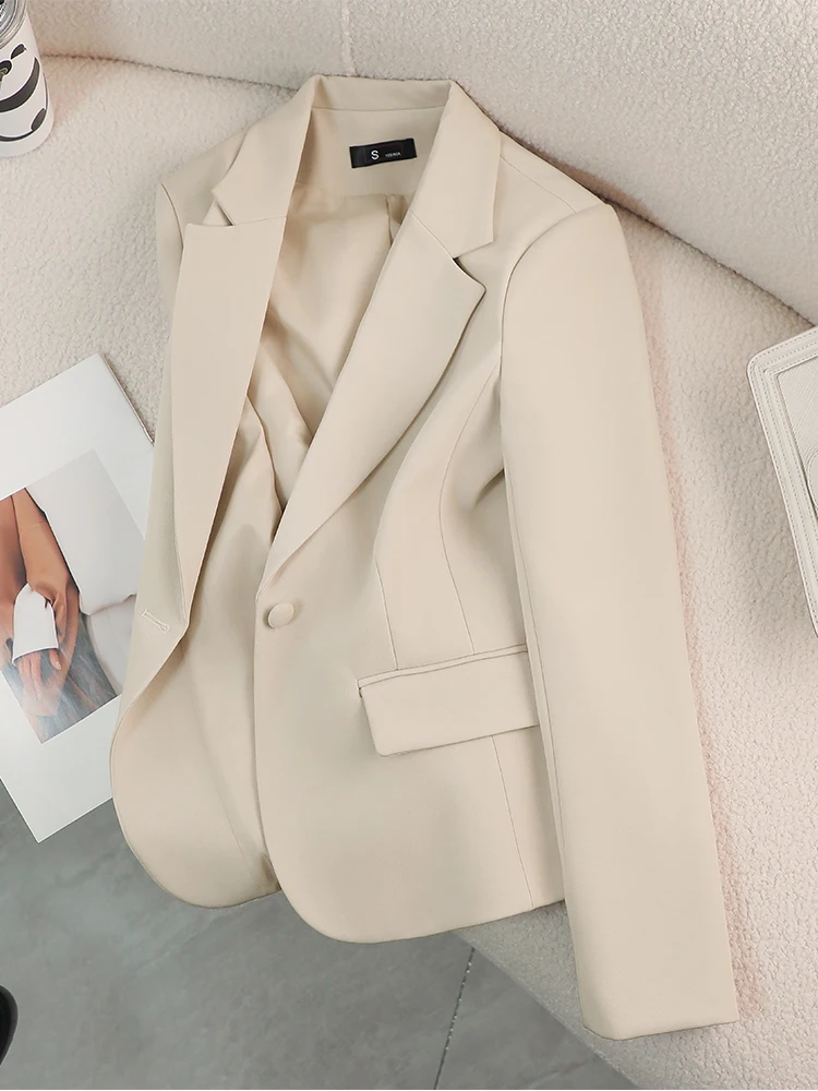 Women Blazer Ladies Red Green  - Women Formal Wear With Black Blazer ulasan dan harga