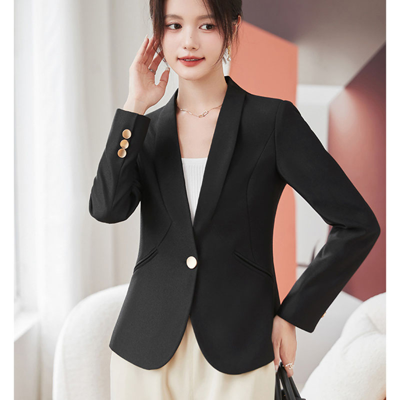 2025 New Fashion Women Formal  - Women Formal Wear With Black Blazer ulasan dan harga