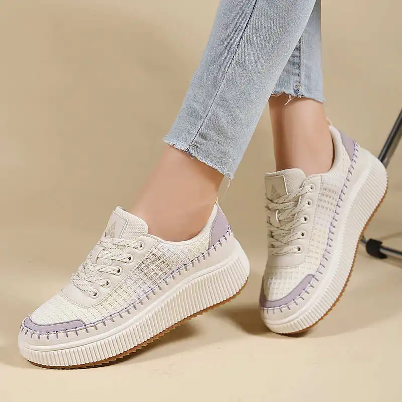 Brown Shoes Woman Flats Autumn - Women Formal Wear On Sale ulasan dan harga