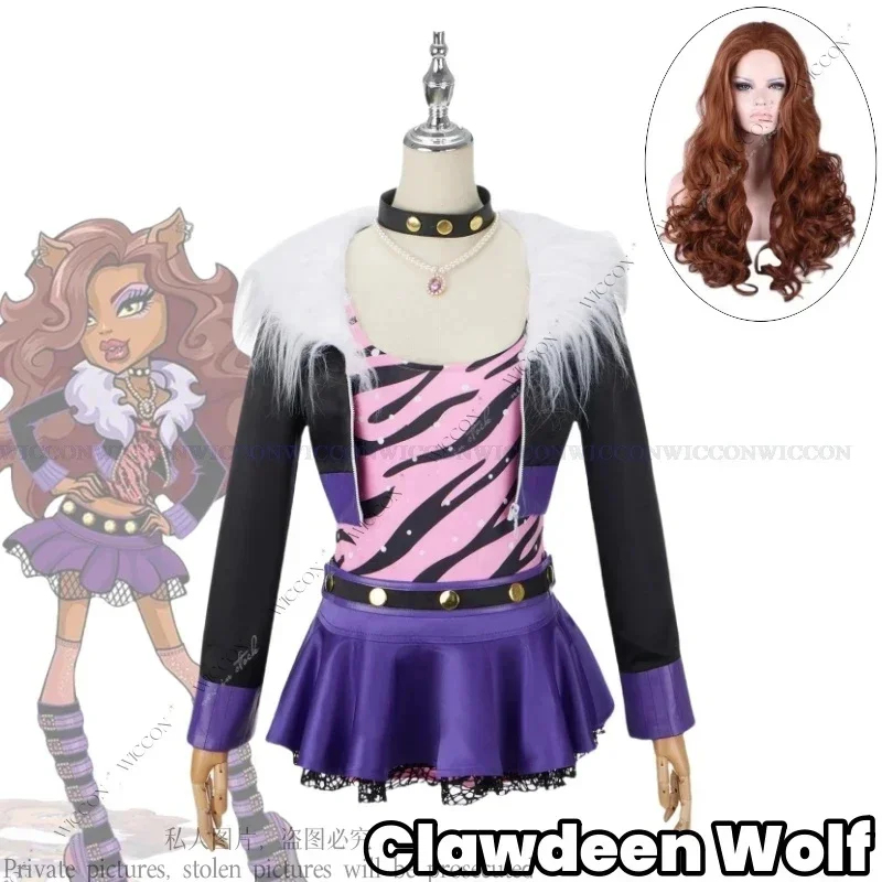 A,8;h/Clawdeen Wolf Monster Co - Pearl Necklace Set ulasan dan harga