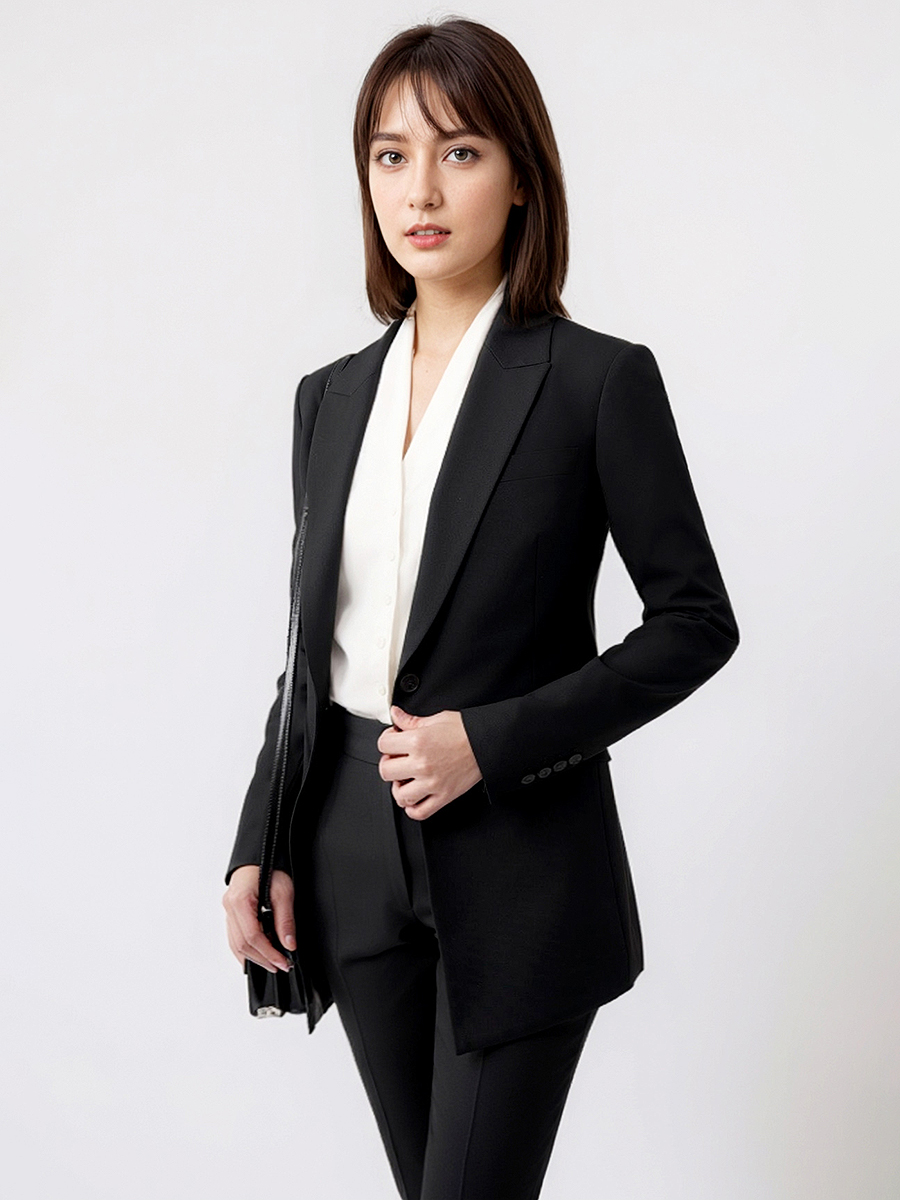 Women Suits Set Blazer Pant Of - Women Formal Wear With Black Blazer ulasan dan harga