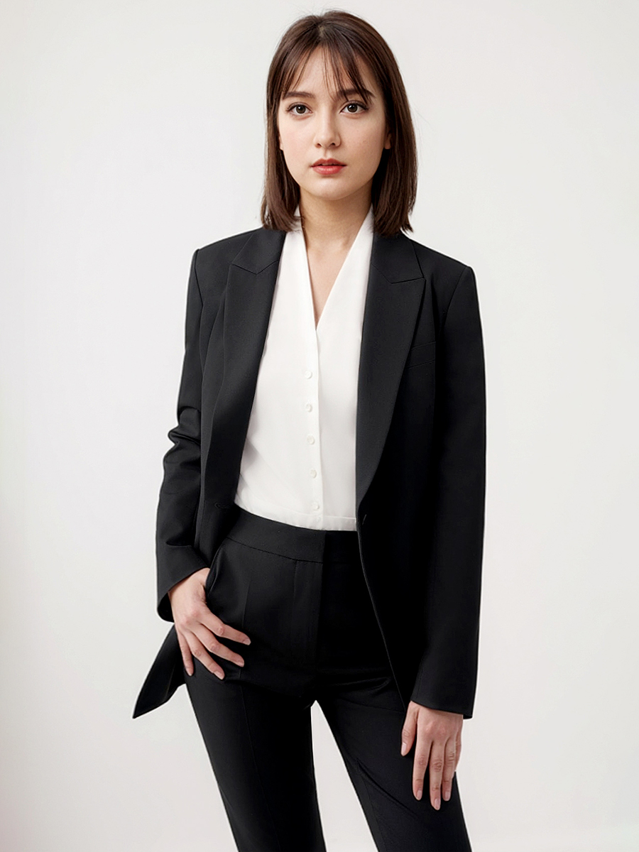Women Suits Set Blazer Pant Of - Women Formal Wear With Black Blazer ulasan dan harga