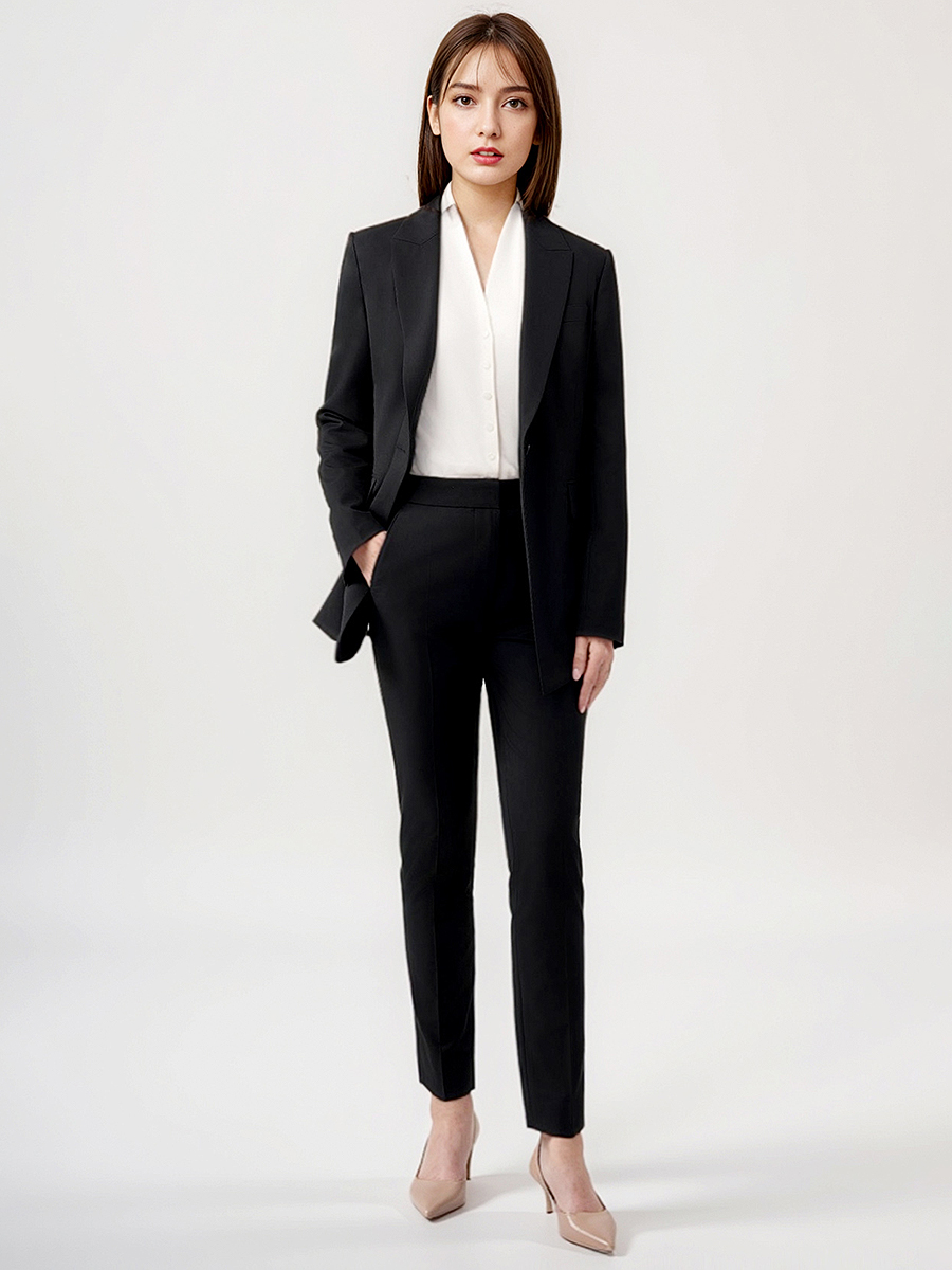 Women Suits Set Blazer Pant Of - Women Formal Wear With Black Blazer ulasan dan harga