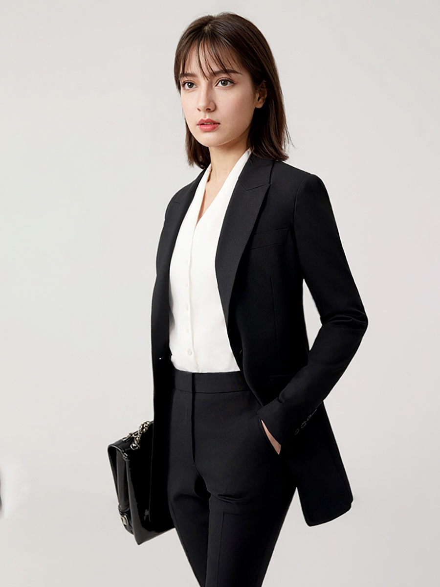 Women Suits Set Blazer Pant Of - Women Formal Wear With Black Blazer ulasan dan harga