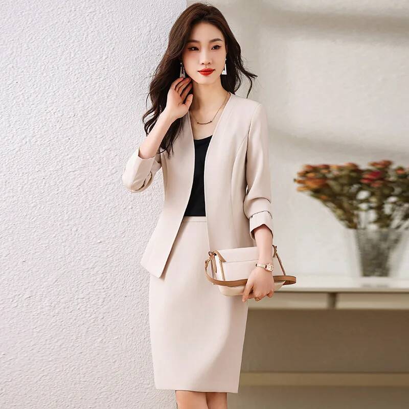 Formal Women Business Suits wi - Women Formal Wear With Blazer ulasan dan harga