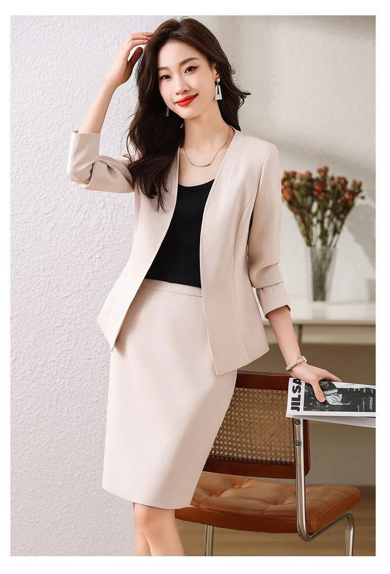 Formal Women Business Suits wi - Women Formal Wear With Blazer ulasan dan harga