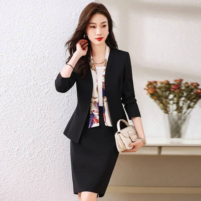 Formal Women Business Suits wi - Women Formal Wear With Blazer ulasan dan harga