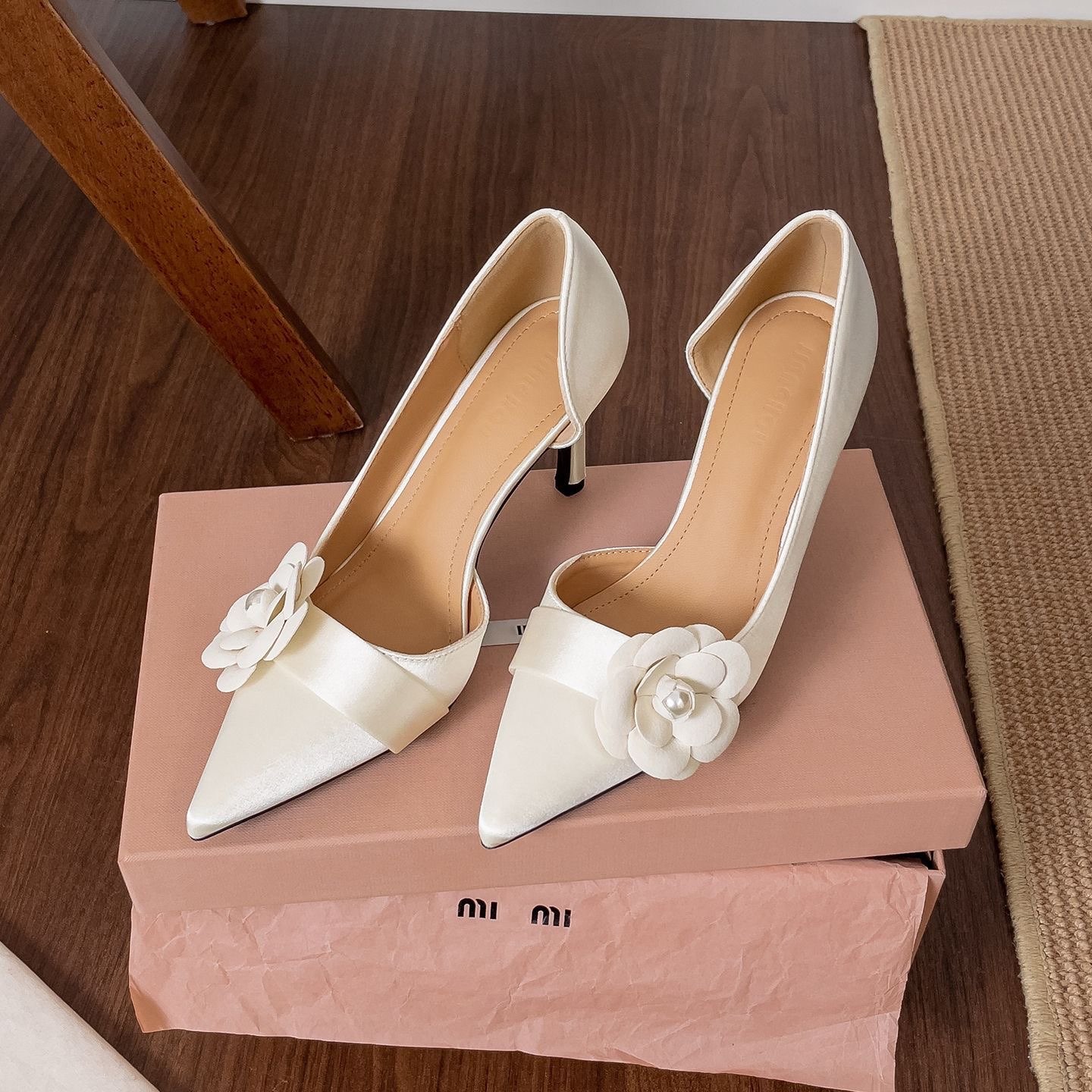 Satin Pointed Stiletto Pumps W - Women Formal Wear On Sale ulasan dan harga