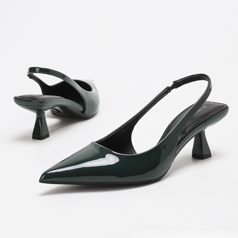 Elegant Backless High Heels Wo - Slingback Heel Formal ulasan dan harga