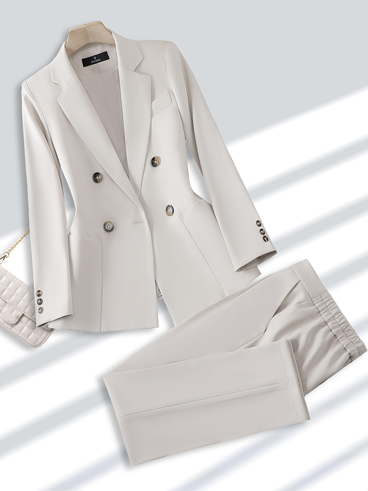 Fashion Ladies Pant Suit Forma - Women Formal Wear With Blazer ulasan dan harga