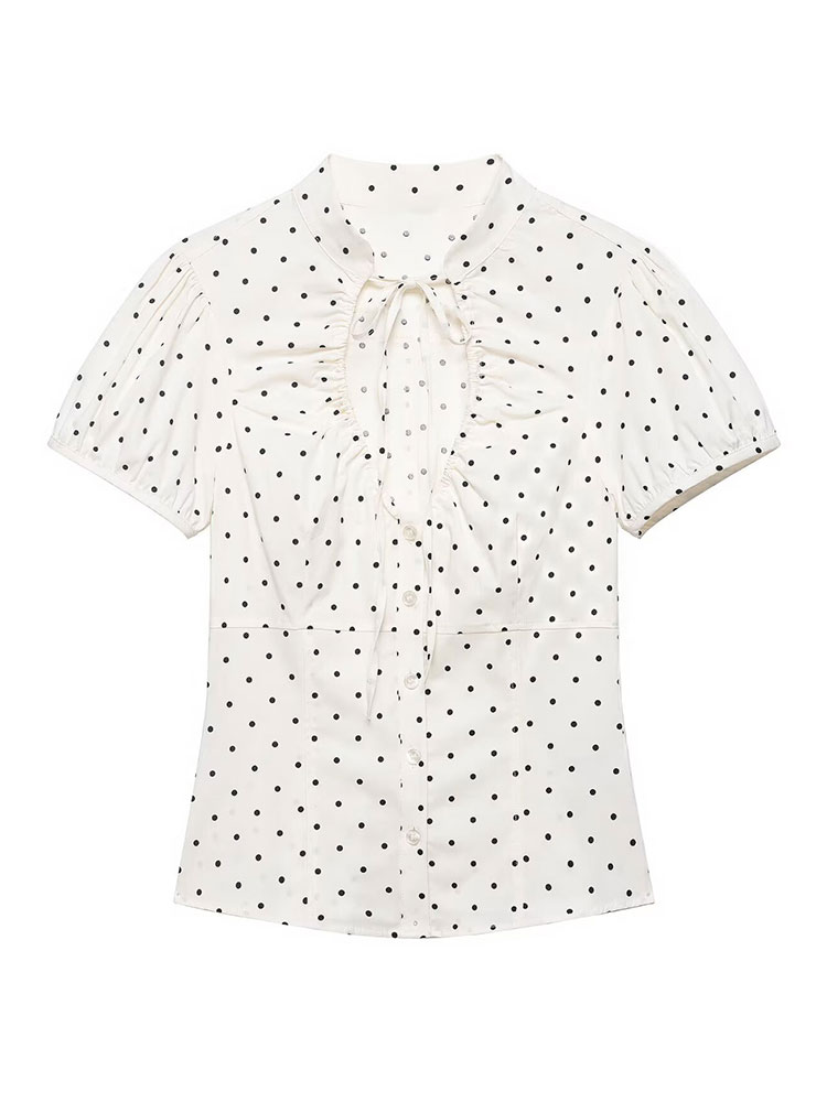 HH Vintage Retro Womens White  - Women Formal Blouses For Evening Wear ulasan dan harga
