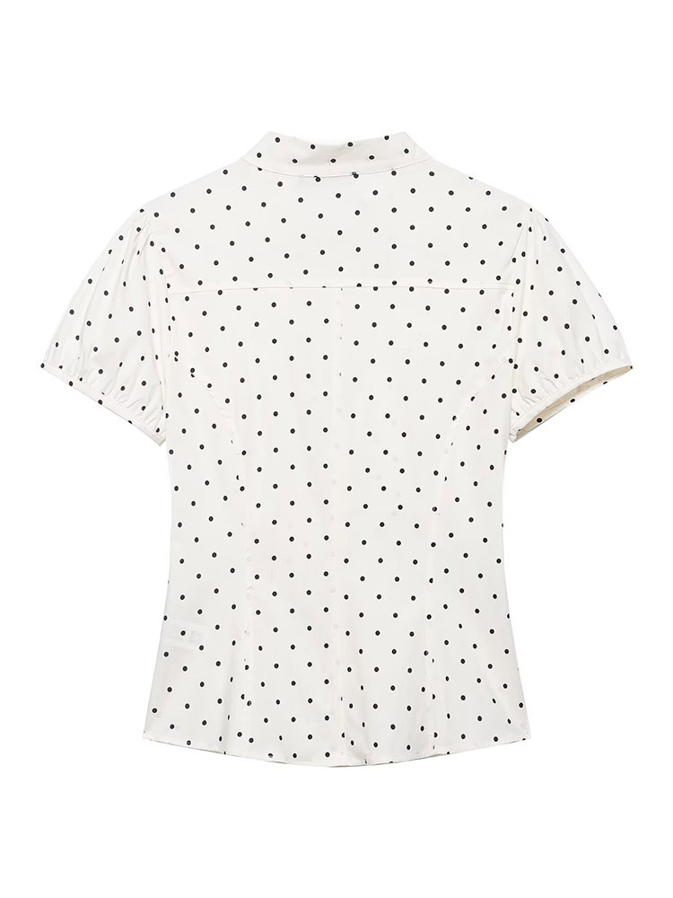 HH Vintage Retro Womens White  - Women Formal Blouses For Evening Wear ulasan dan harga