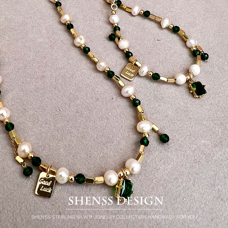 Natural 5-6mm Freshwater Pearl - Pearl Necklace Set ulasan dan harga
