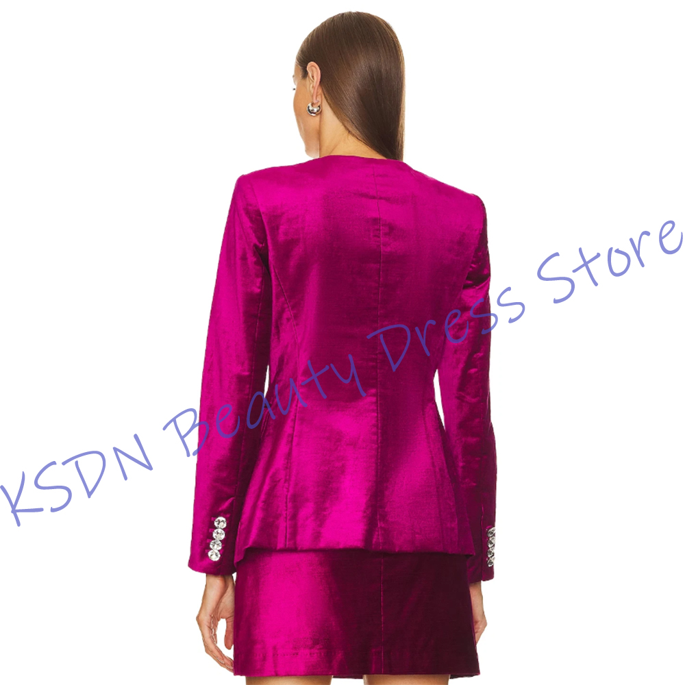 Chic Women's Single-Breasted S - Women Formal Wear With Skirt ulasan dan harga