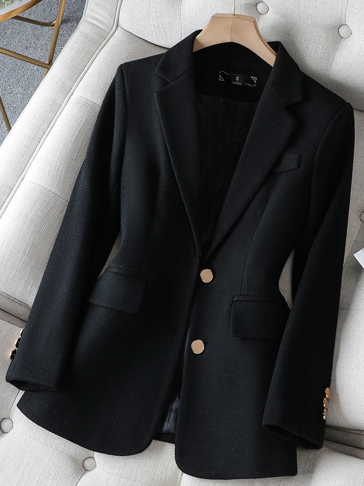 Fashion Ladies Blazer Women Gr - Women Formal Wear With Black Blazer ulasan dan harga