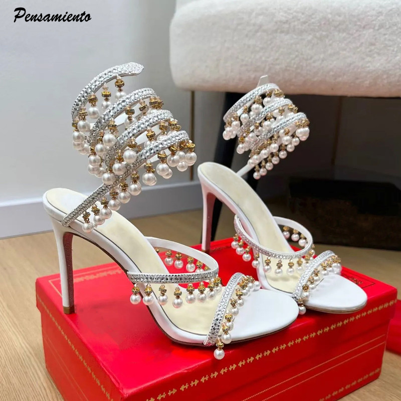 Luxury Rhinestones Pearls Tass - Women'S Formal Wear To A Wedding ulasan dan harga