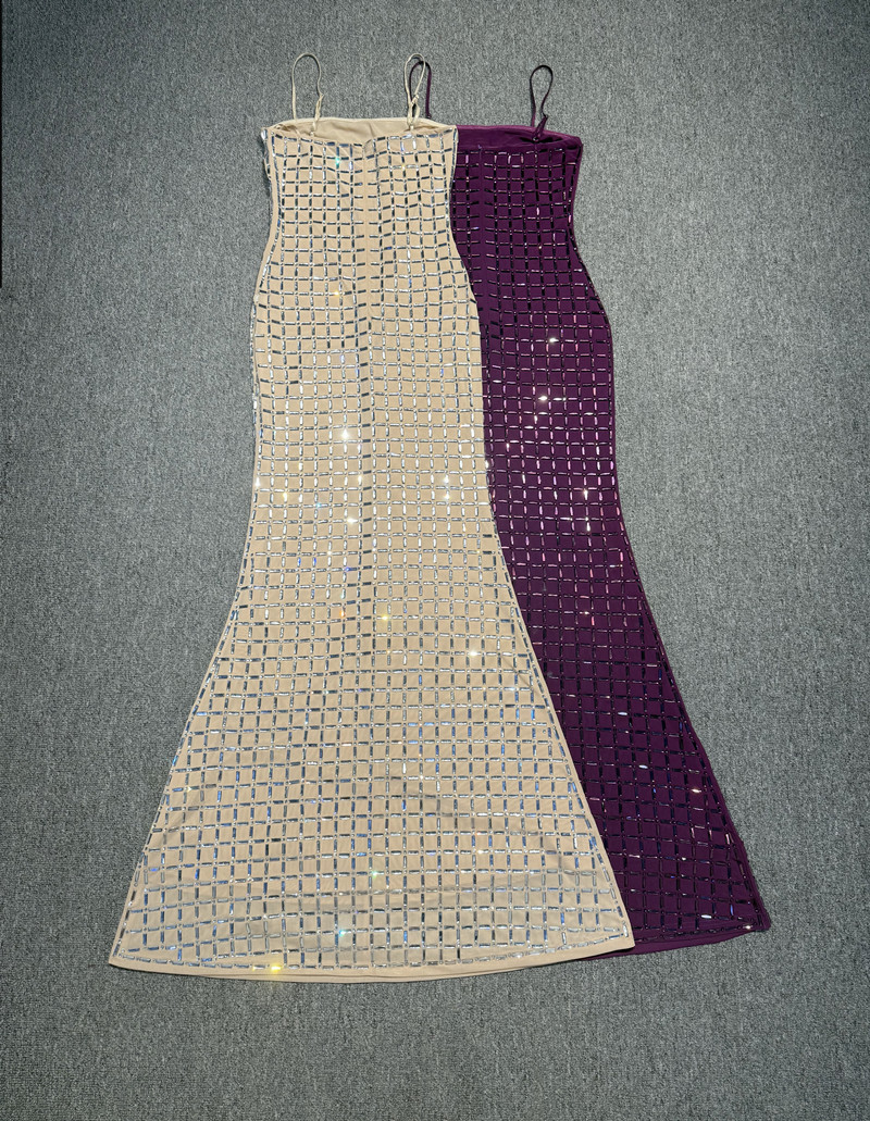 Purple Crystal Women Prom Dres - Women Formal Wear With Skirt ulasan dan harga