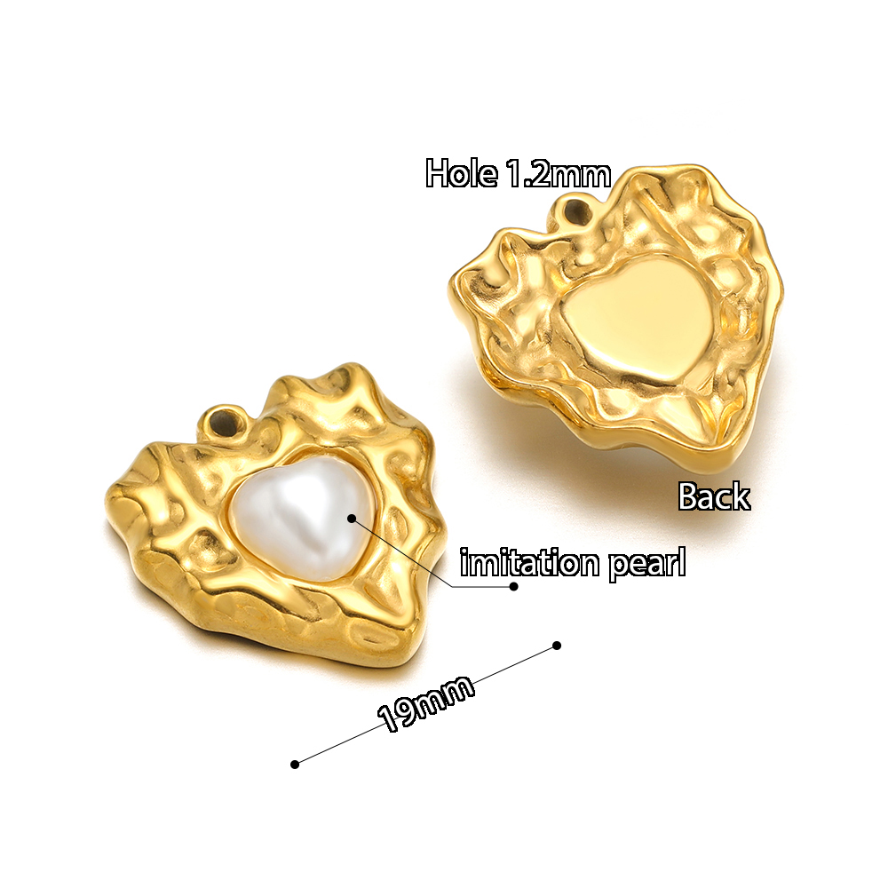 5pcs Stainless Steel Imitation - Pearl Necklace Set ulasan dan harga
