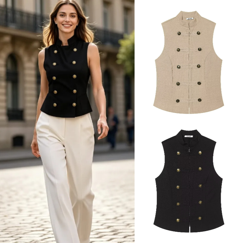 Women's Slim Fit Sleeveless Bu - Women Formal Blouses For Evening Wear ulasan dan harga