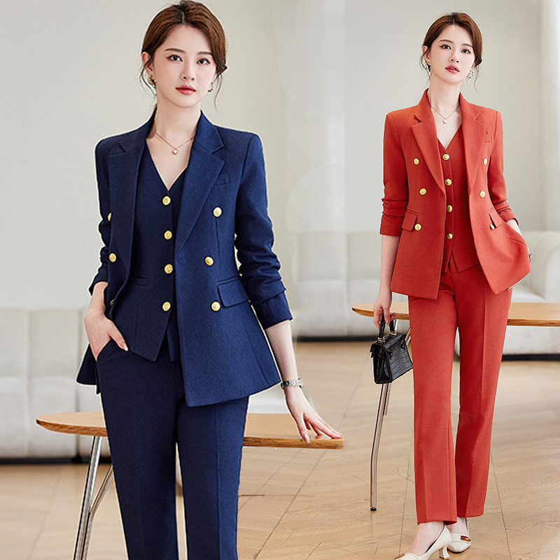 Navy Blue Suit Set for Women,  - Women Formal Wear With Blazer ulasan dan harga