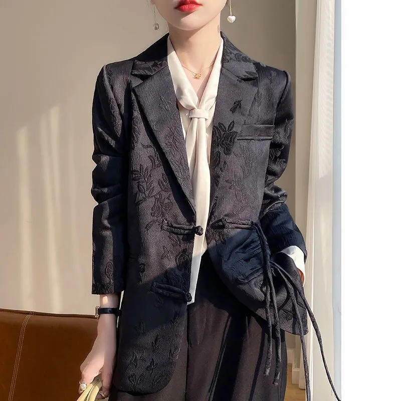 Women's White Textured Blazer  - Women Formal Wear With Blazer ulasan dan harga