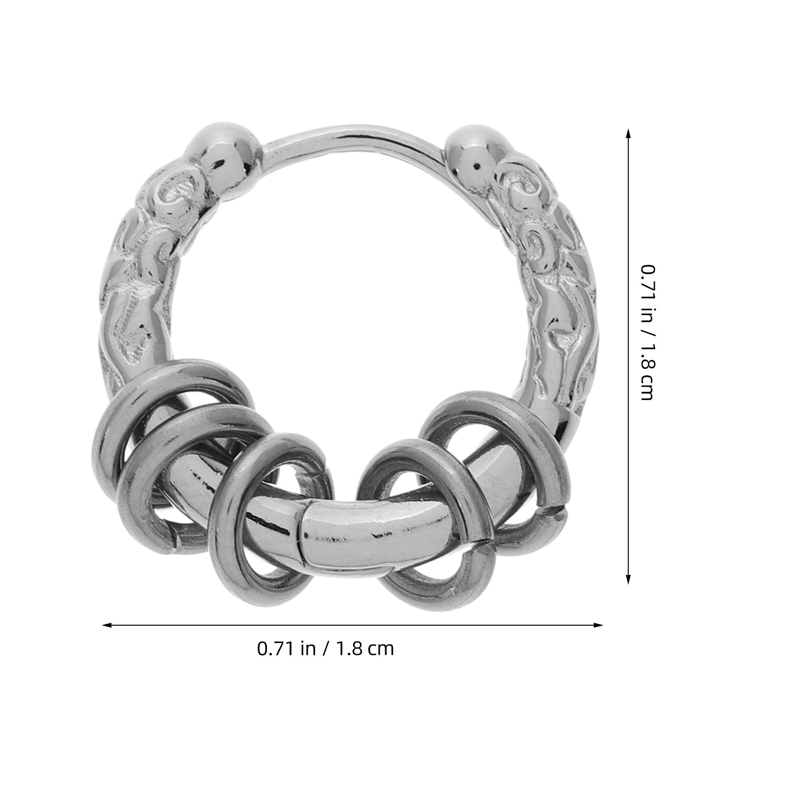 Thick Hoop Earrings for Women  - Women Formal Wear Ethnic ulasan dan harga