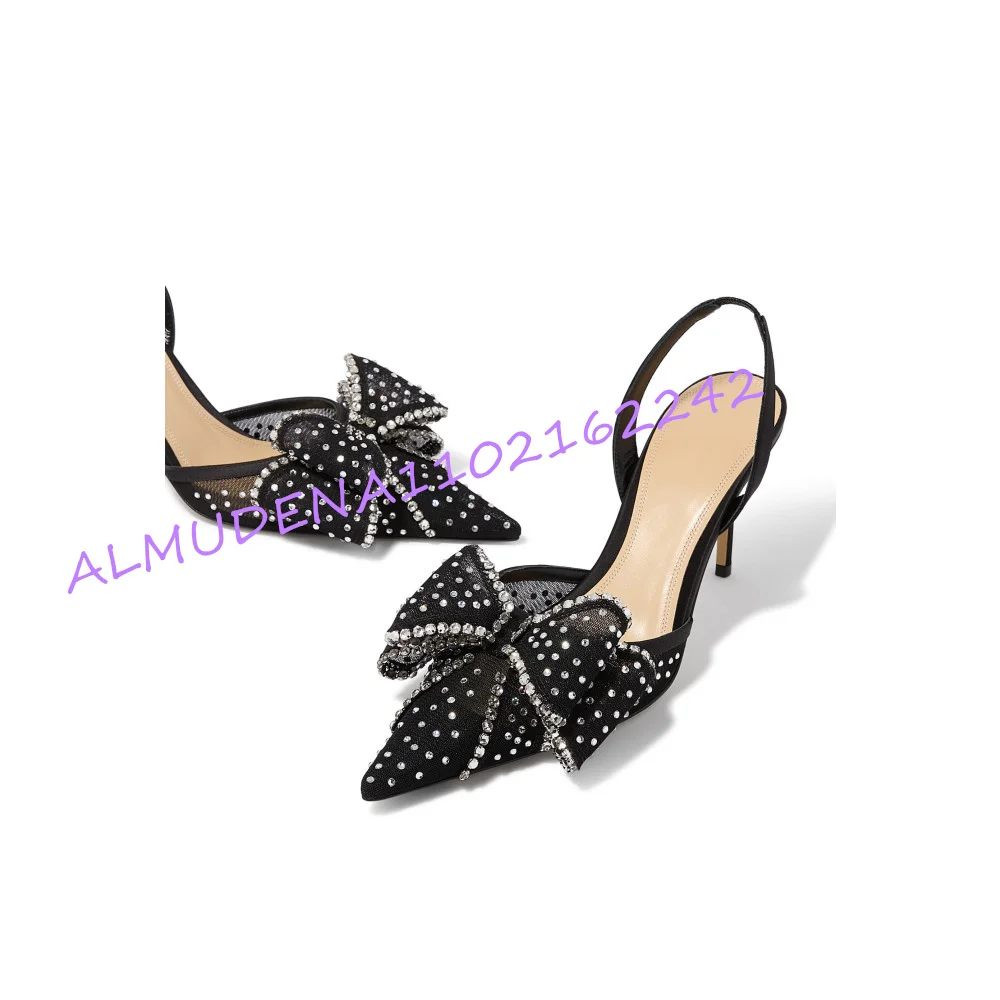 Women Champagne Mesh Rhineston - Slingback Heel Formal ulasan dan harga