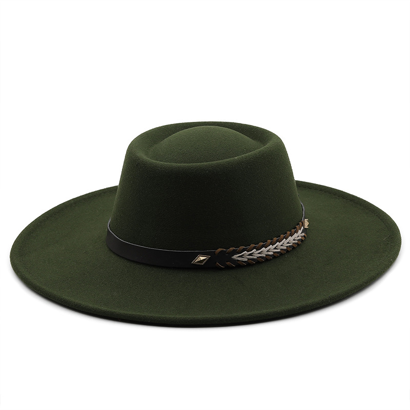 Classic Felt Wide Brim Panama  - Women Formal Wear Ethnic ulasan dan harga