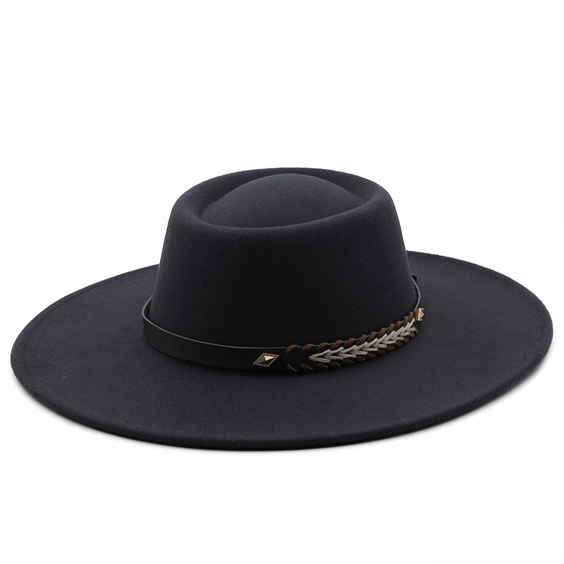 Classic Felt Wide Brim Panama  - Women Formal Wear Ethnic ulasan dan harga