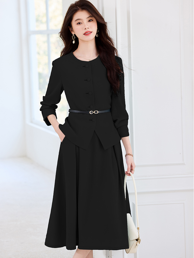 High Street Fashion Women Form - Women Formal Wear With Black Blazer ulasan dan harga