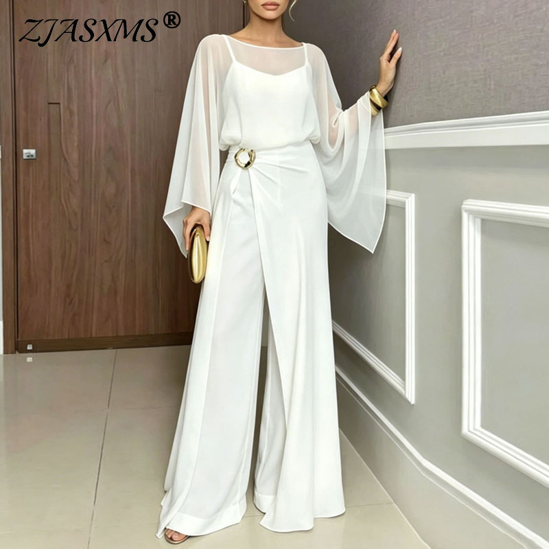 Women Formal Jumpsuit 2Pcs Set - Female Formal Wear ulasan dan harga