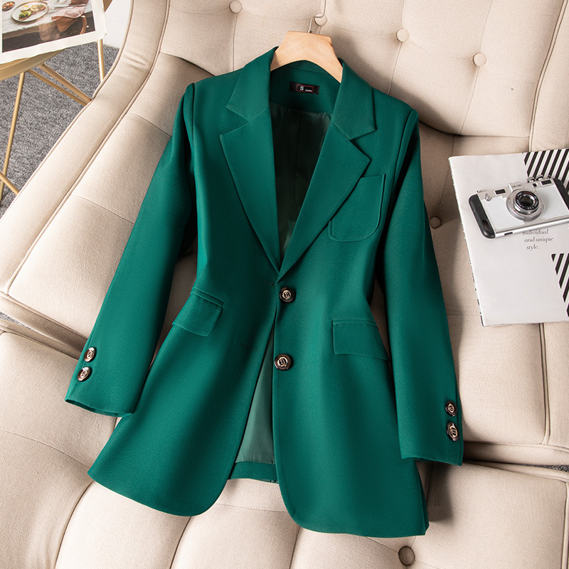 Blue Black Green Women Formal  - Women Formal Wear With Black Blazer ulasan dan harga