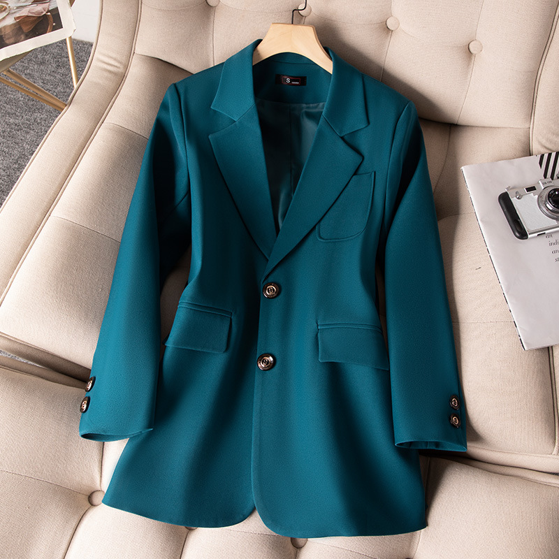 Blue Black Green Women Formal  - Women Formal Wear With Black Blazer ulasan dan harga