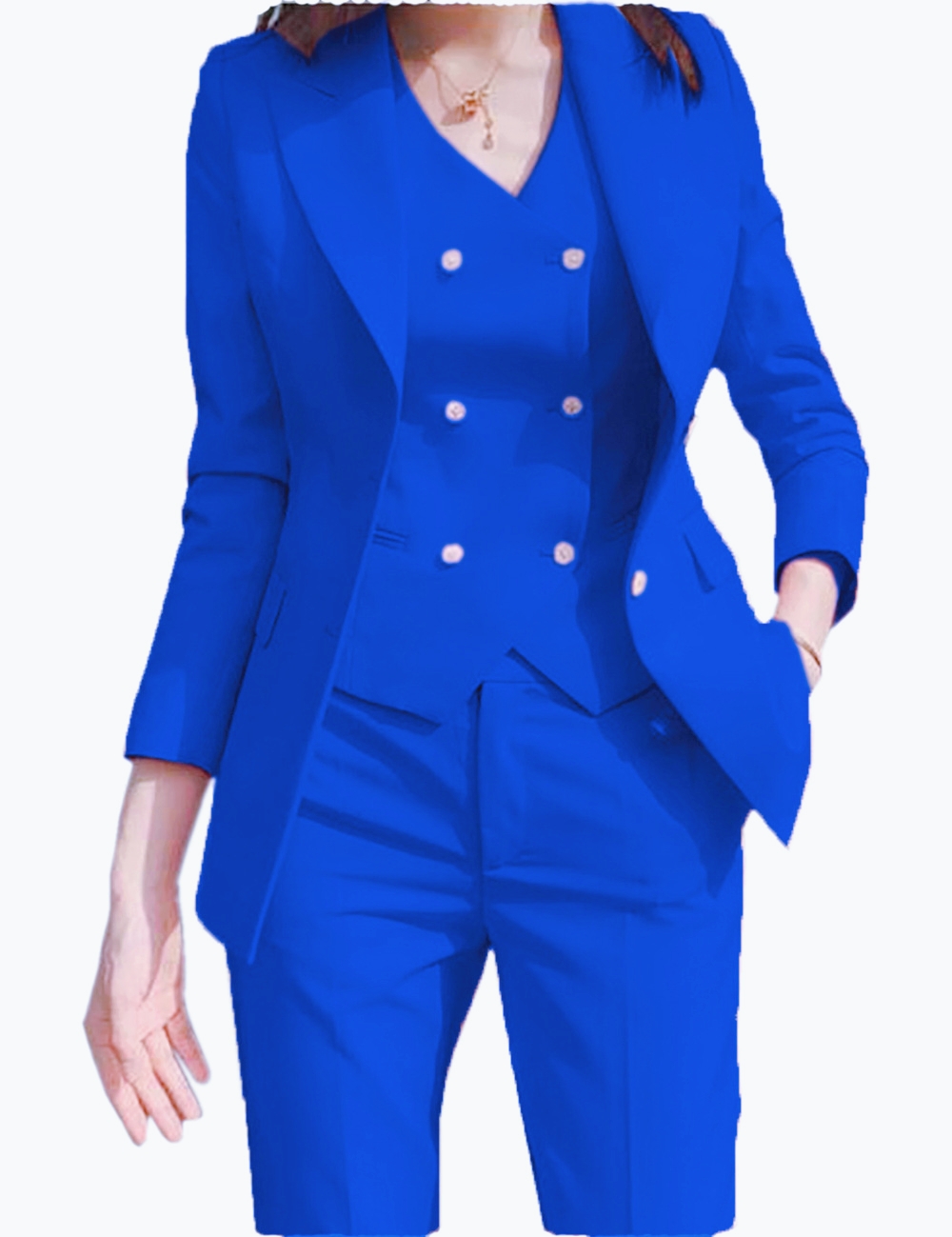 Fall Outfits Suit Jacket Three - Women Formal Wear With Blazer ulasan dan harga
